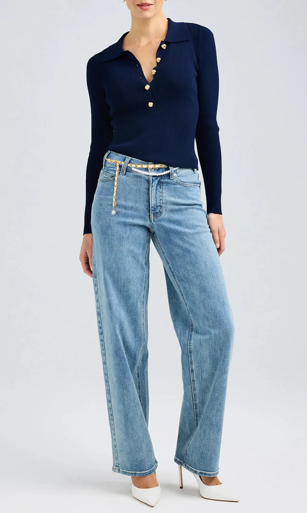 Casual Jeans With Belt