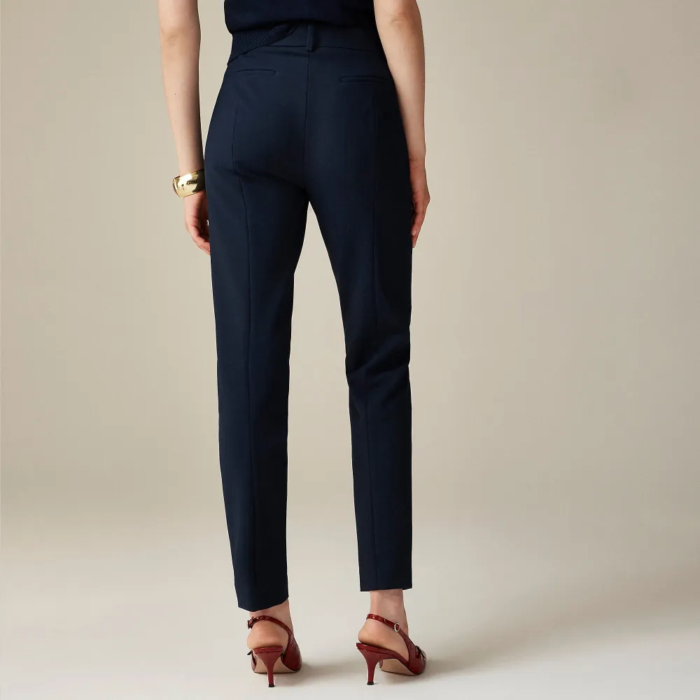 Mid-Waist Stretch Slim Pants