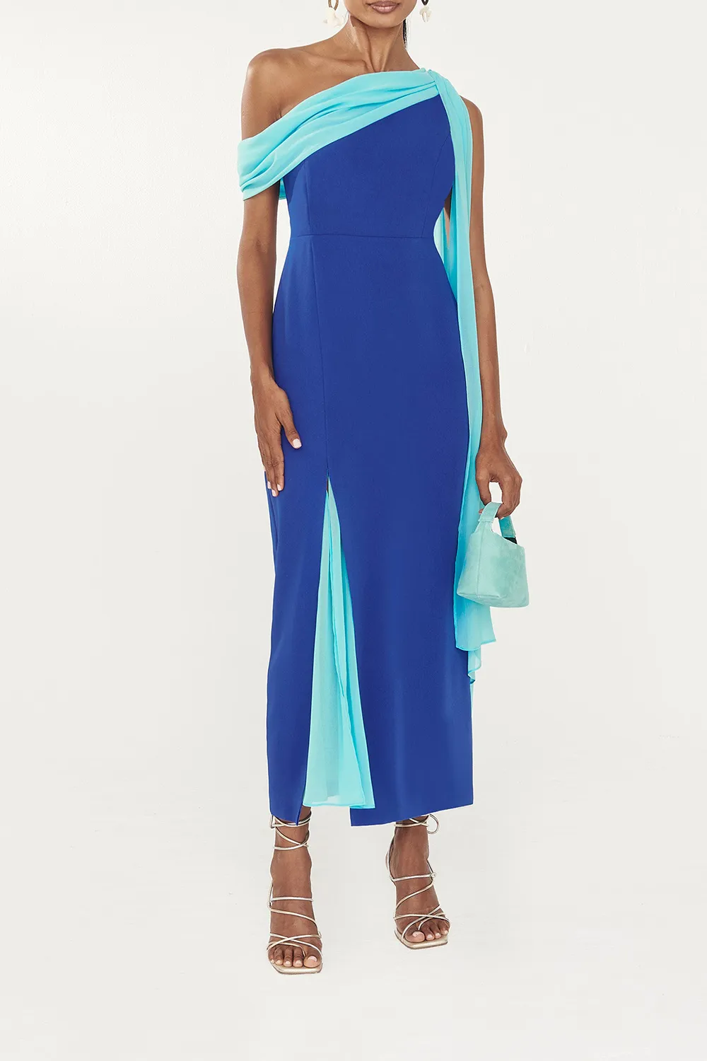 Women's Same Color Shoulder Straps Dress