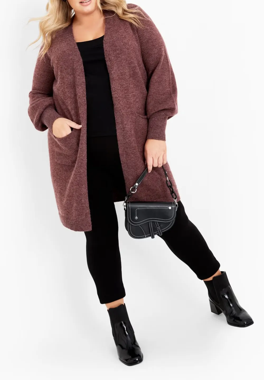 Ribbed Cardigan With Pockets
