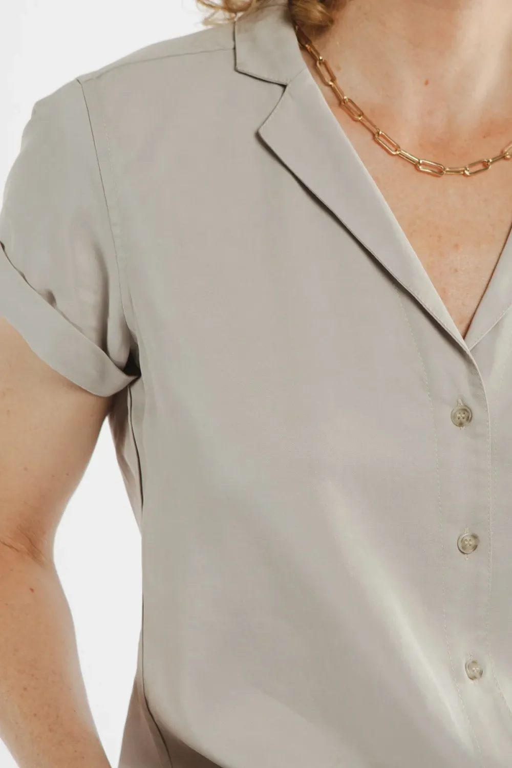 Daily Button Front Shirt