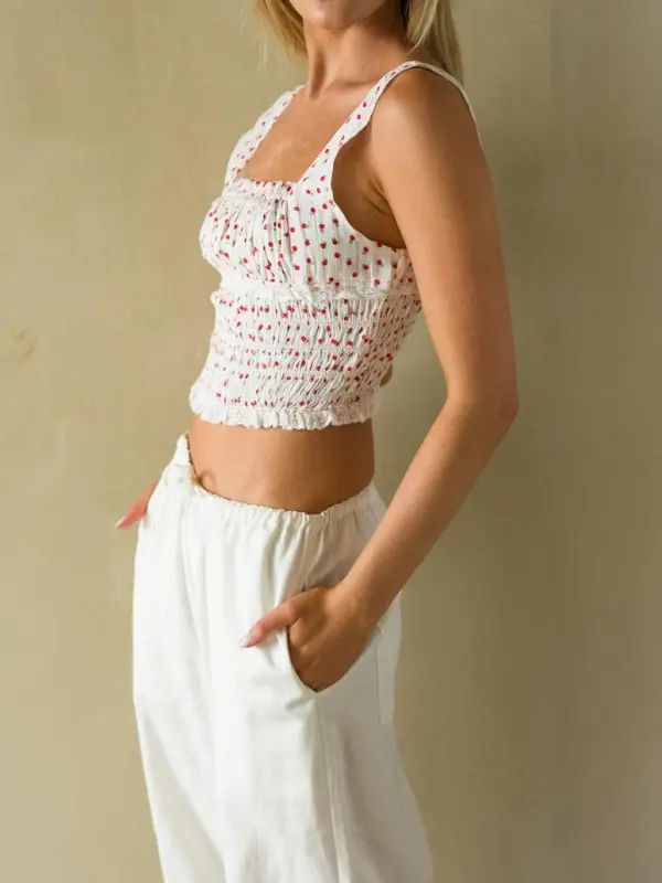 Posie Picnic Smocked Top