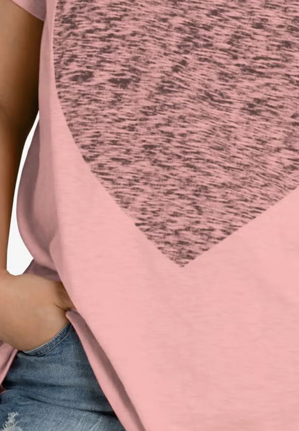 Loose T-Shirt With Printed Pattern