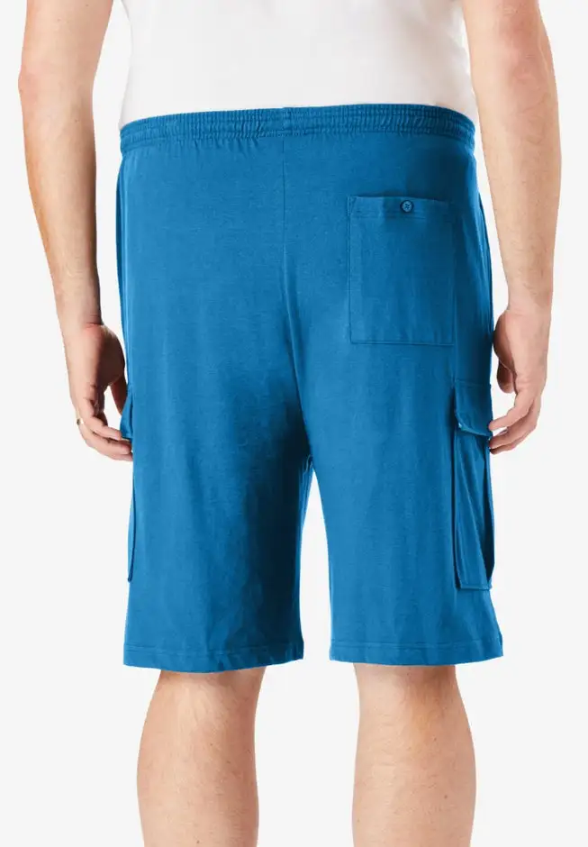 Lightweight Jersey Cargo Shorts