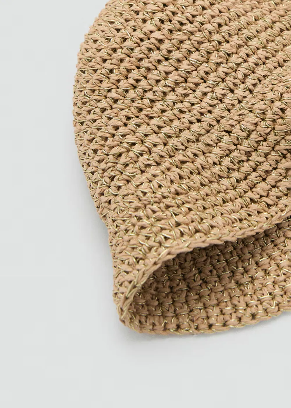 Casual Style Natural Fibre Ecru Hat