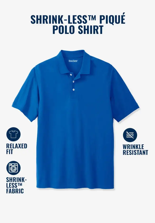 Shrink-Less™ Classic Cotton Polo Shirt