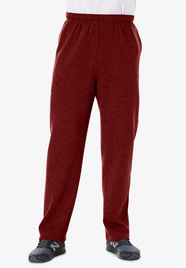 Fleece Open-Bottom Sweatpants