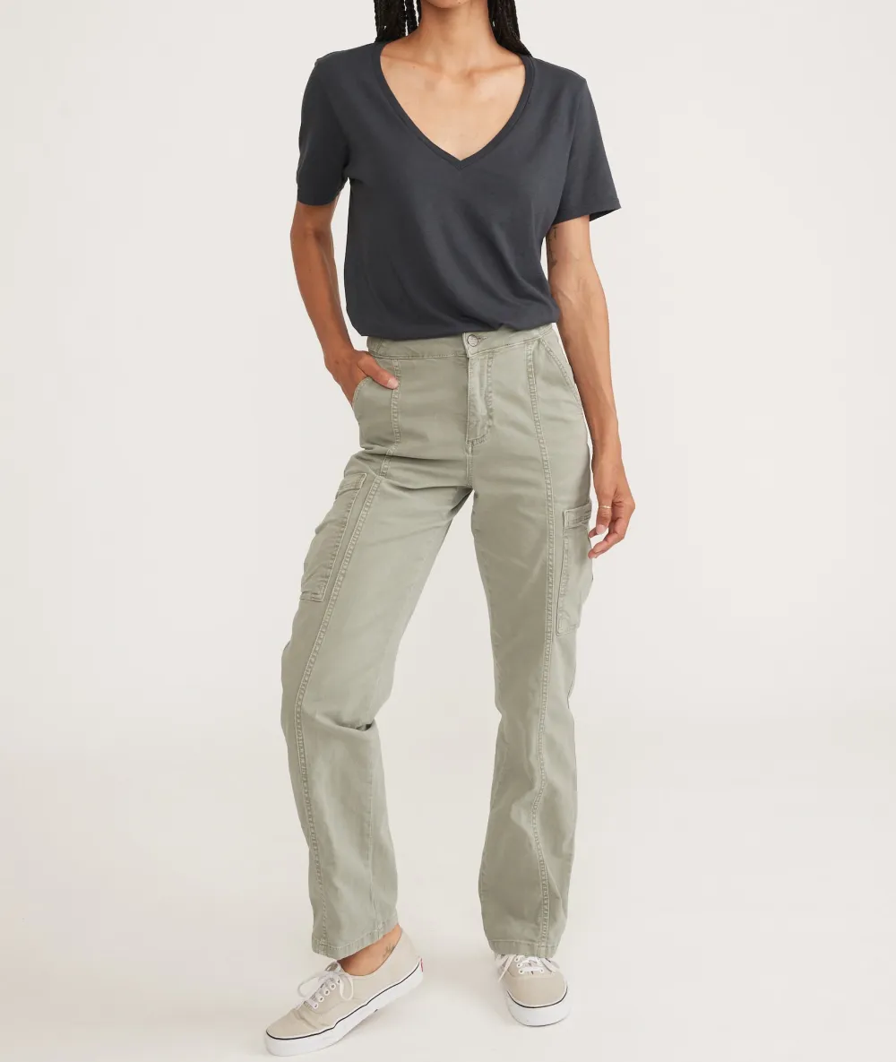 Faded Style V-Neck Comfort Tee