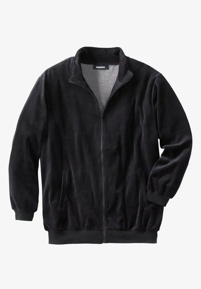 Velour Full-Zip Jacket