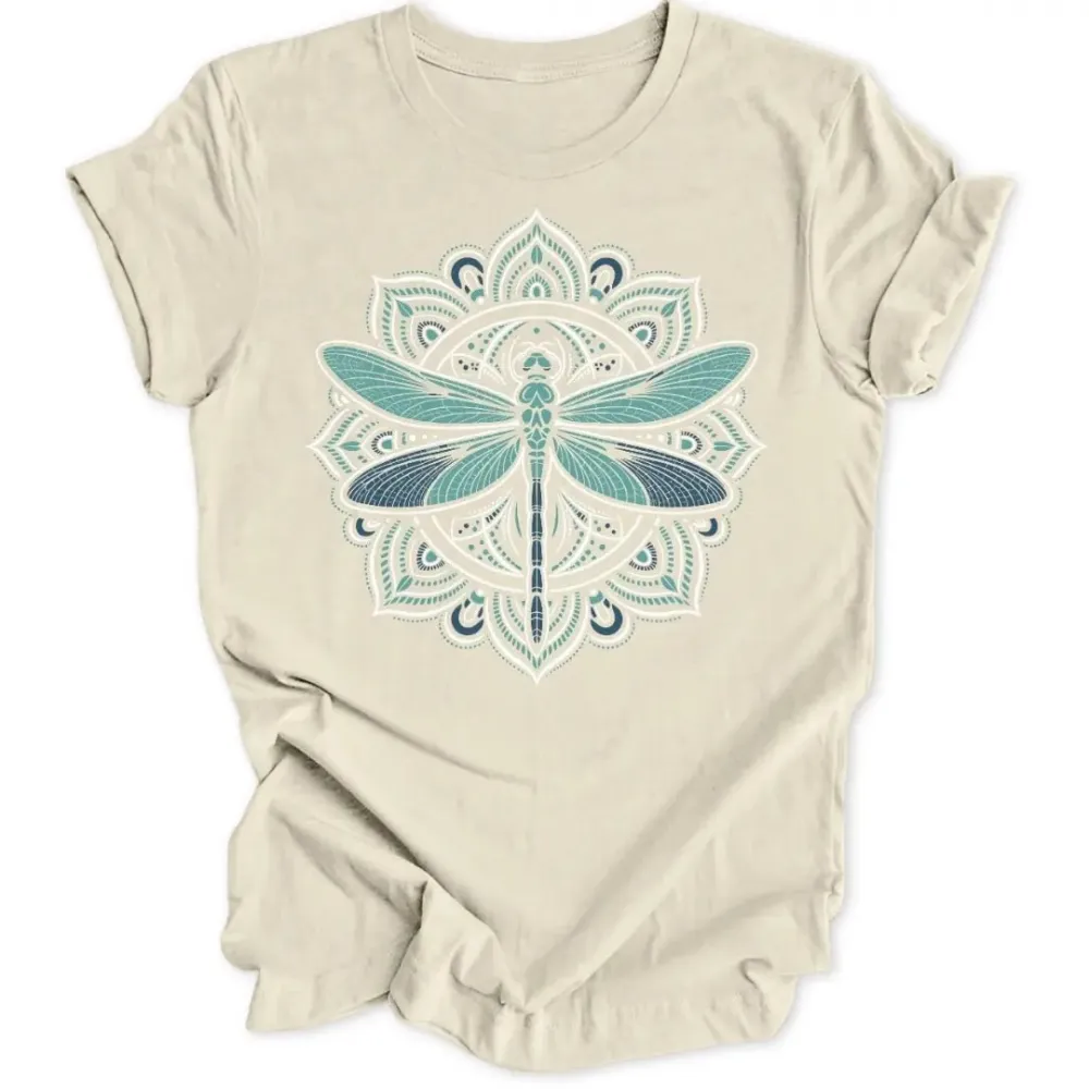 Dragonfly Mandala Unisex T-Shirt