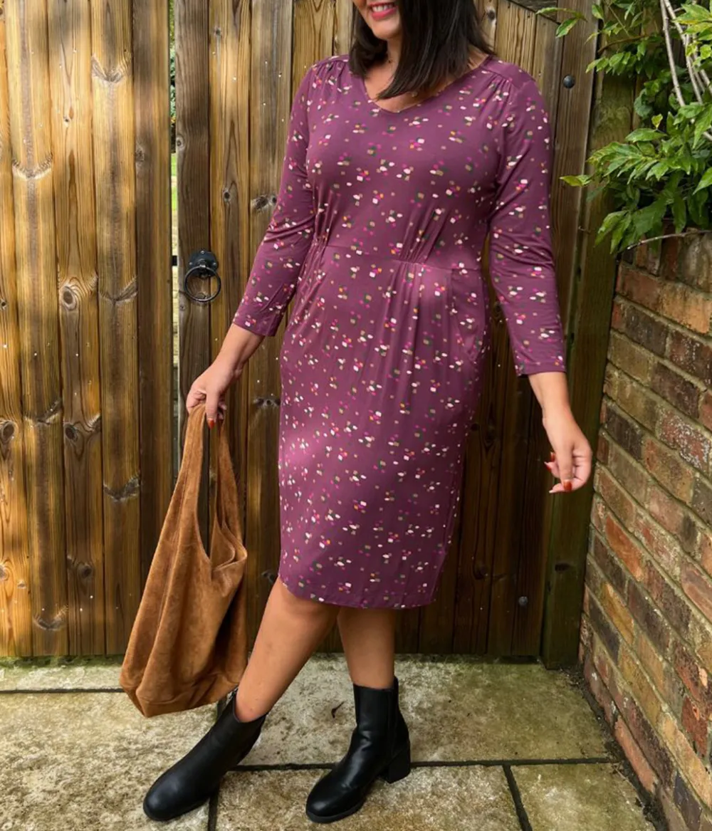 Daily Print Midi Dress
