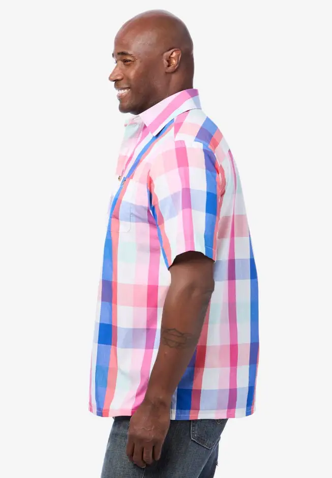 Check Short-Sleeve Sport Shirt