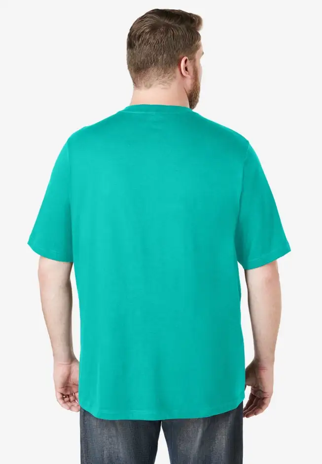 Shrink-Less Lightweight V-Neck Pocket T-Shirt