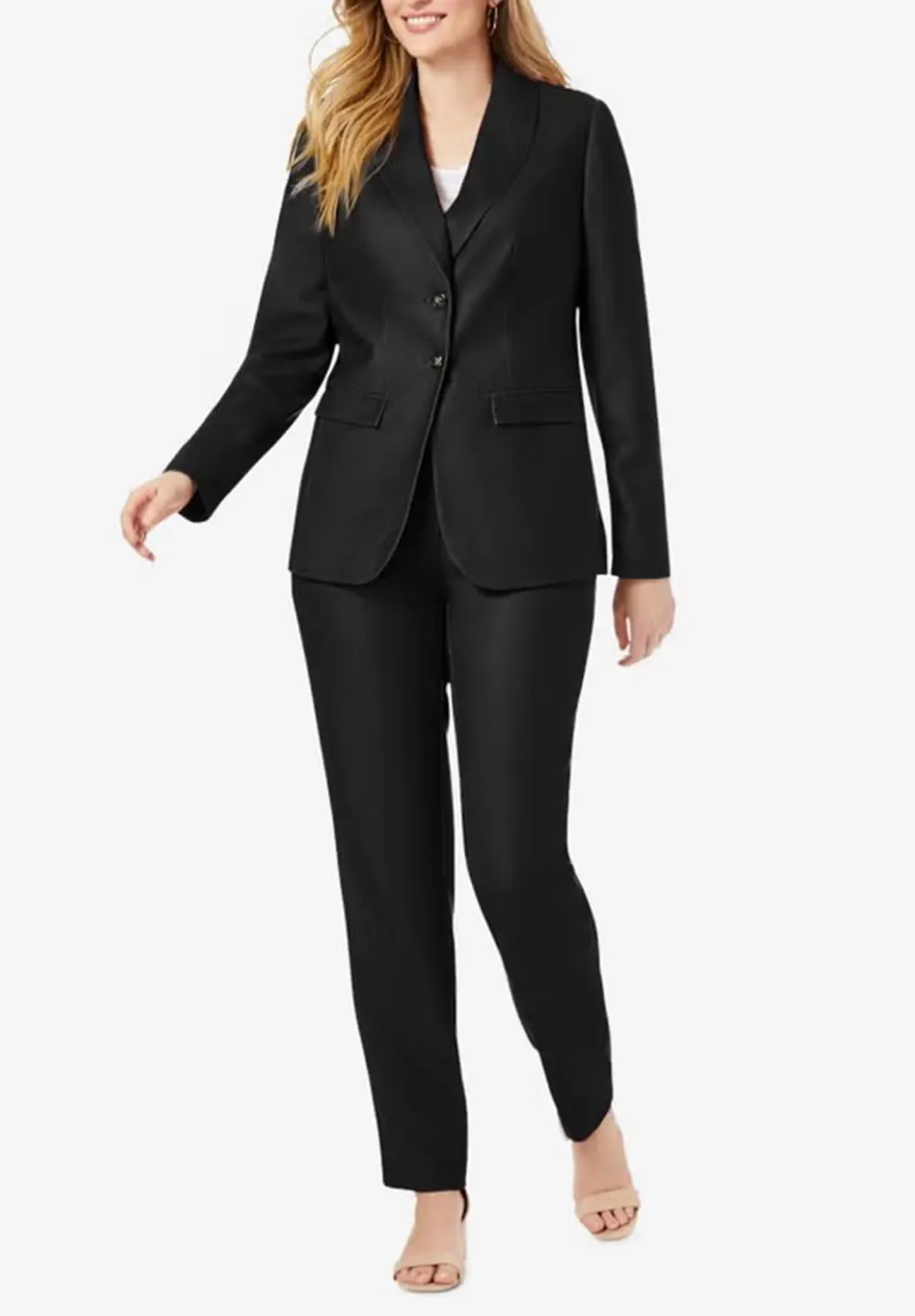 Functional pocket Breasted Pantsuit