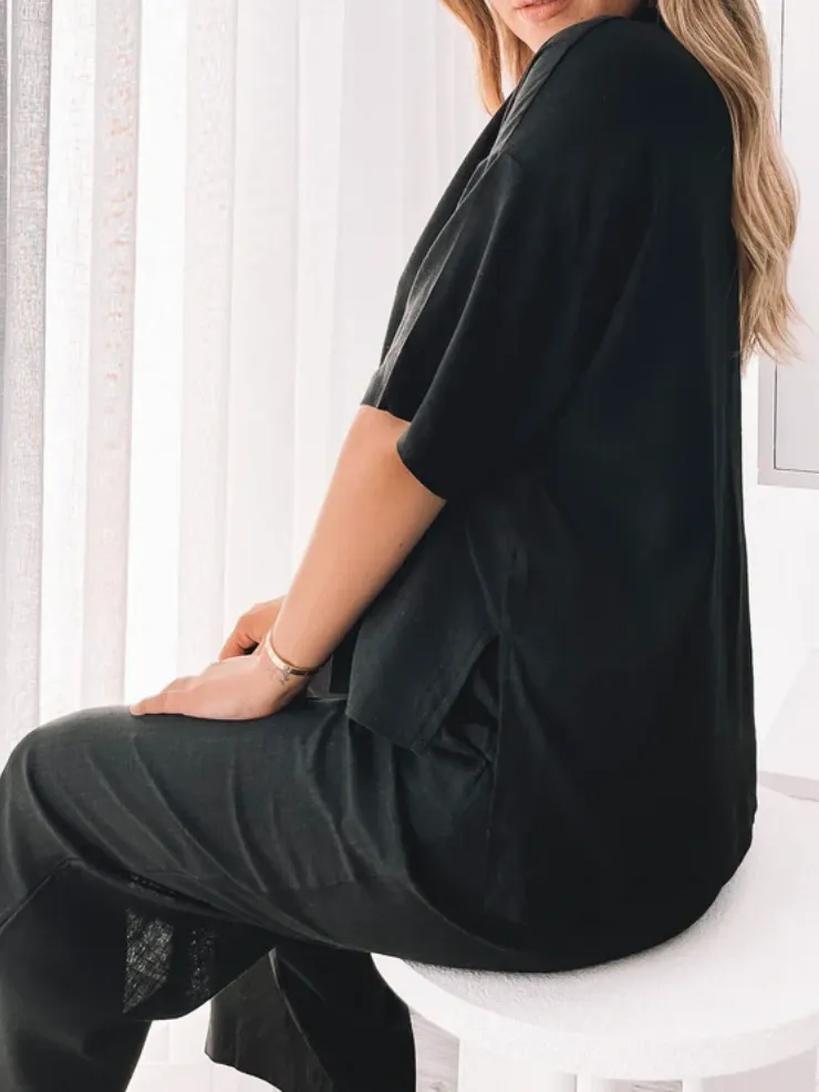 Short Sleeve Black Shirt