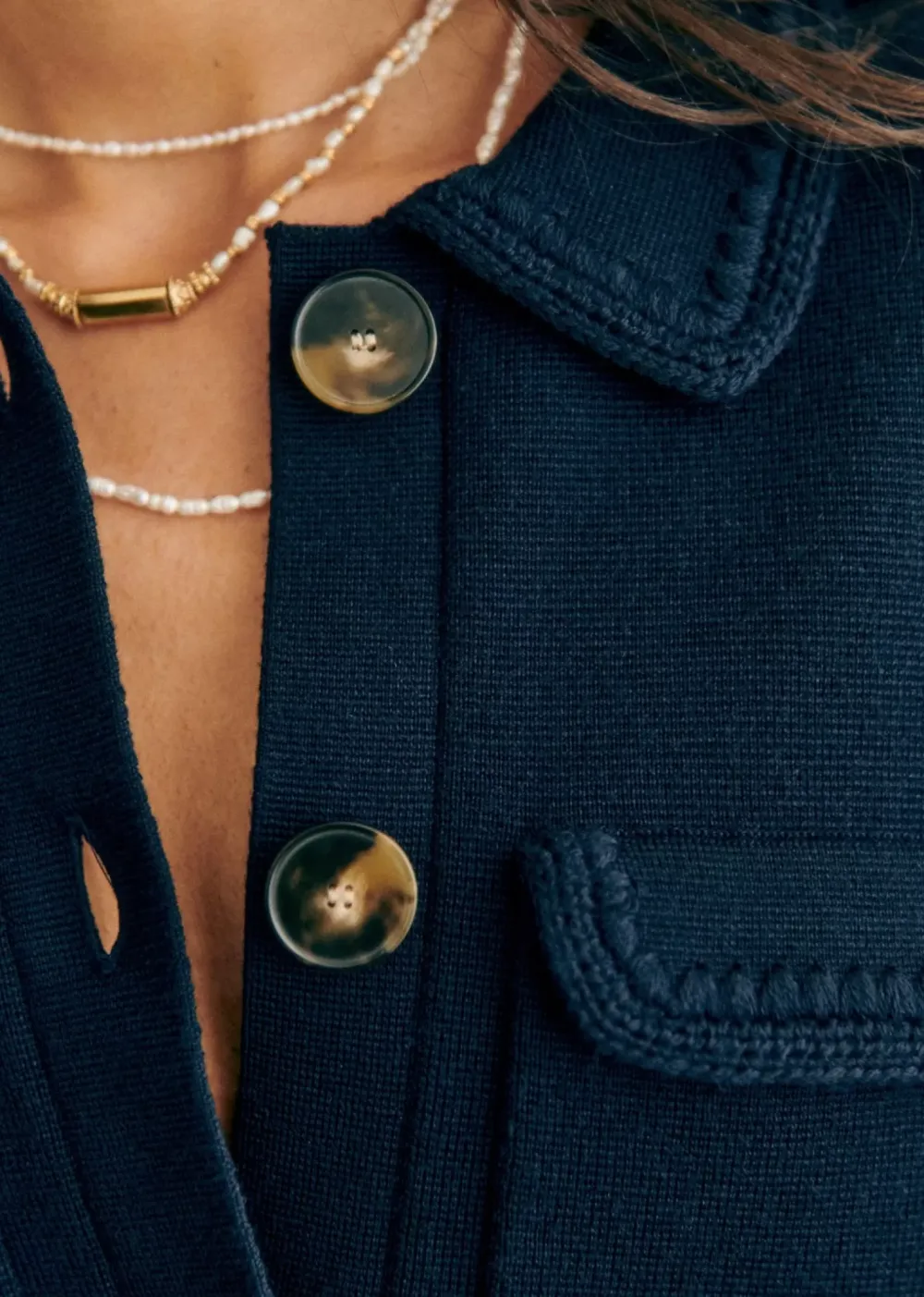 Lapel Collar Knitwear