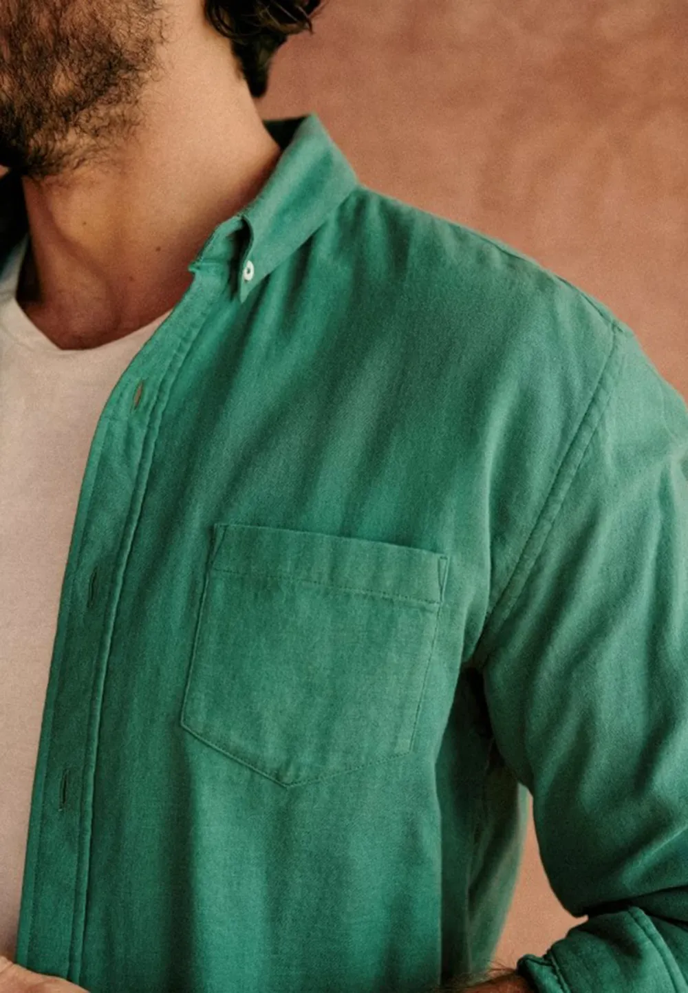 Adjustable Cuff Fastening Shirt