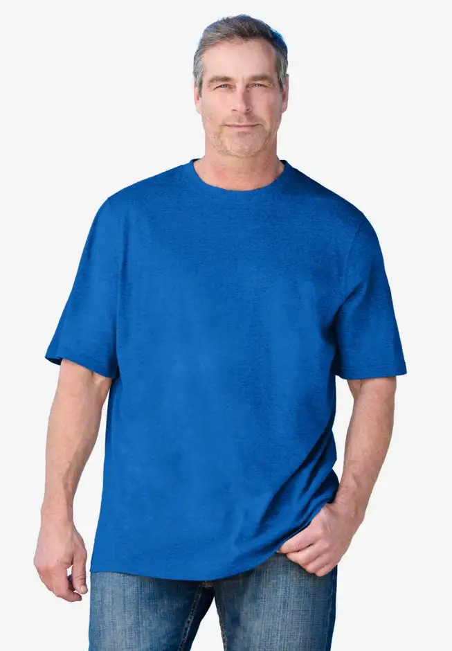 Shrink-Less Lightweight Crewneck T-Shirt