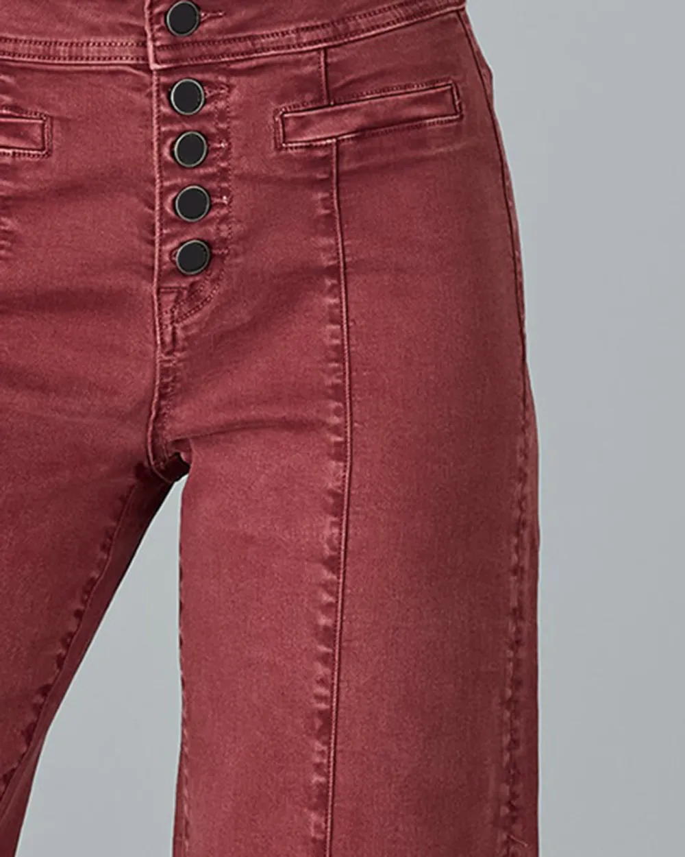 Tomato High Rise Wide Cropped Pant