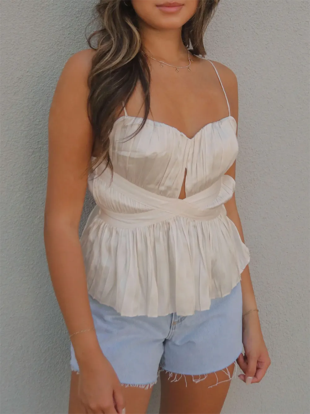 Buttoned Sleeveless Knit Vest