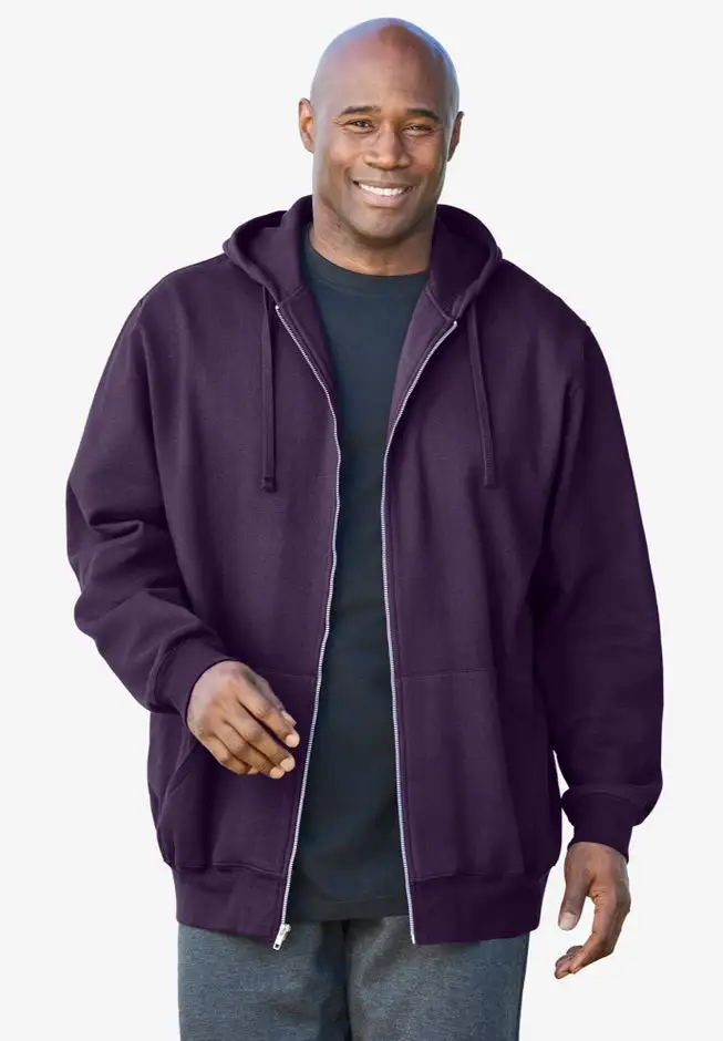 Fleece Zip-Front Hoodie