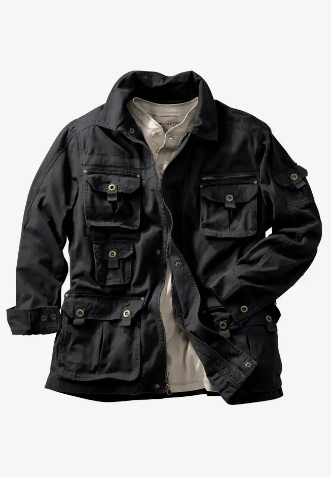 9 Pocket Twill Utility Jacket