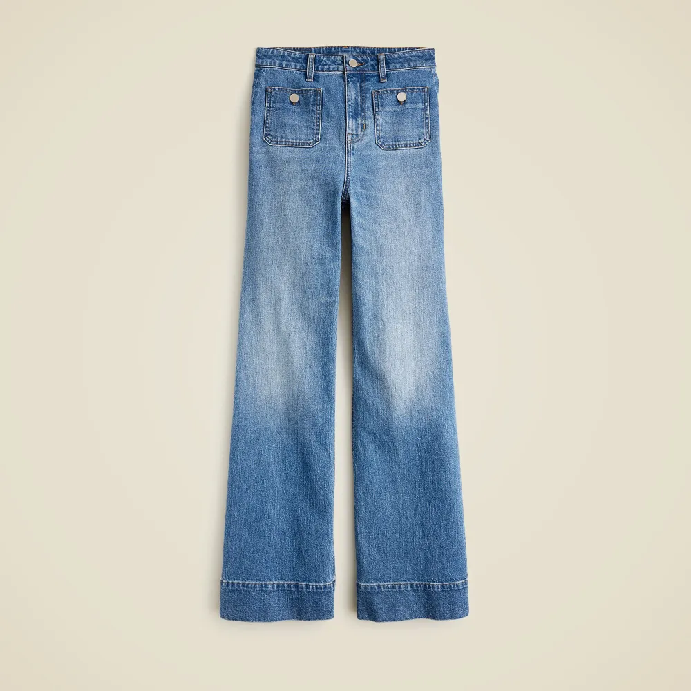 High-Rise Sailor Semi-Stretch Jeans