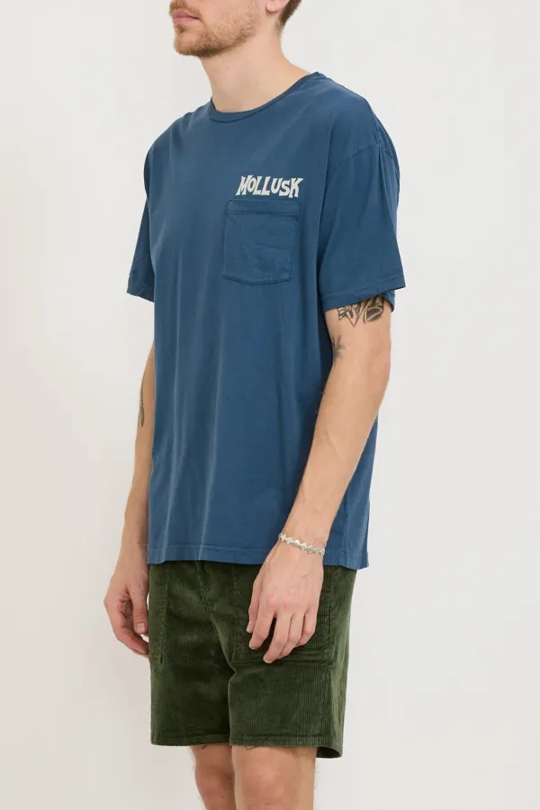 Smile Tee Navy Indigo