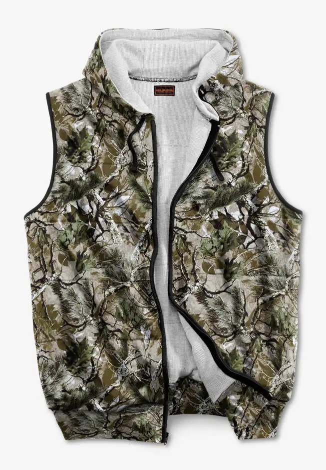 Thermal-Lined Fleece Vest