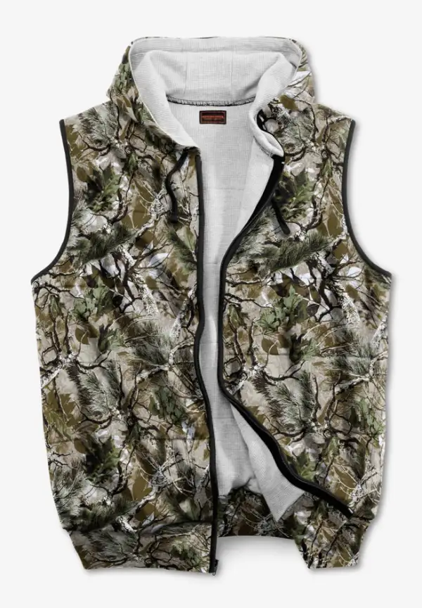 Thermal-Lined Fleece Vest