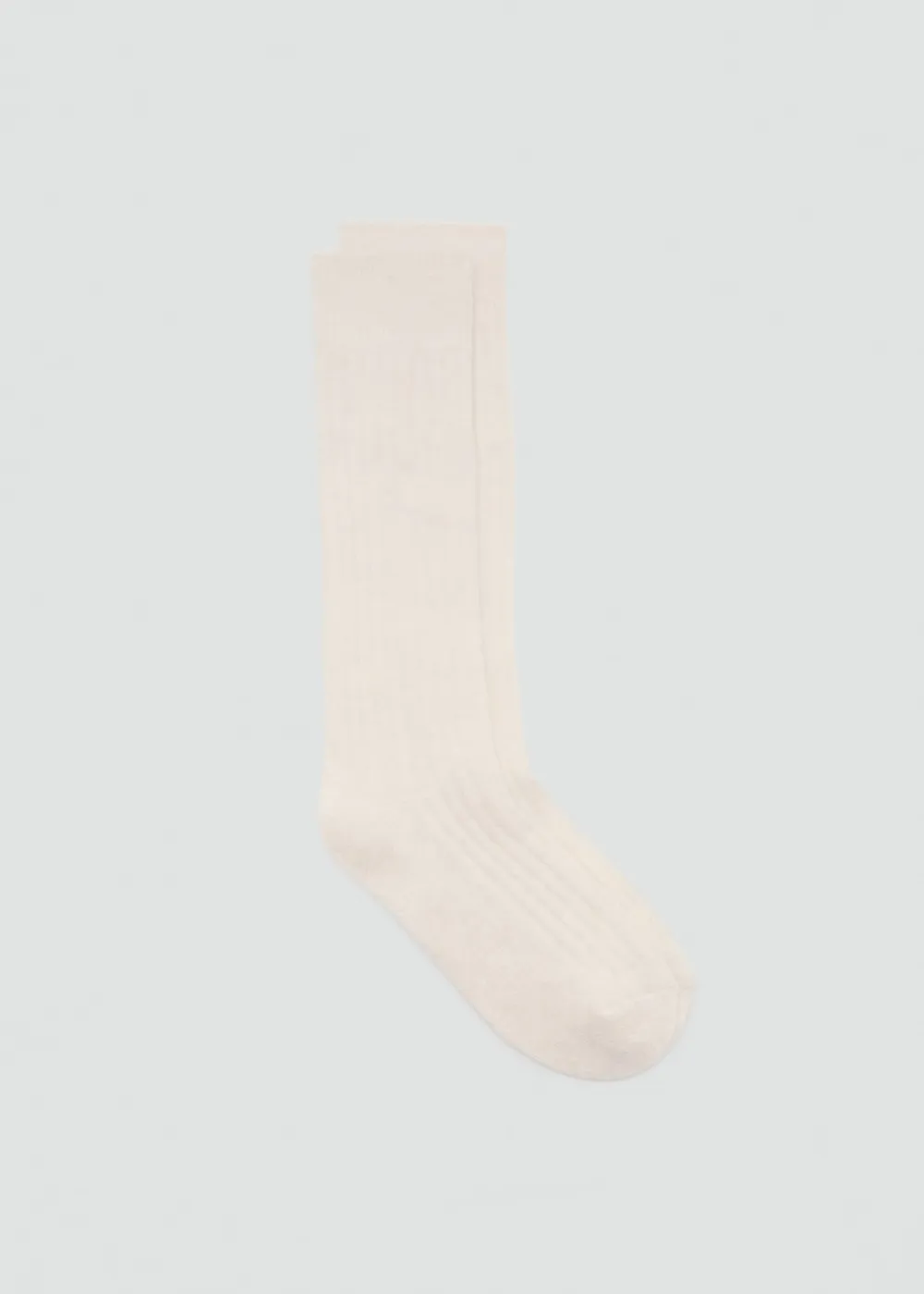 Plain Cable Knit Design Socks