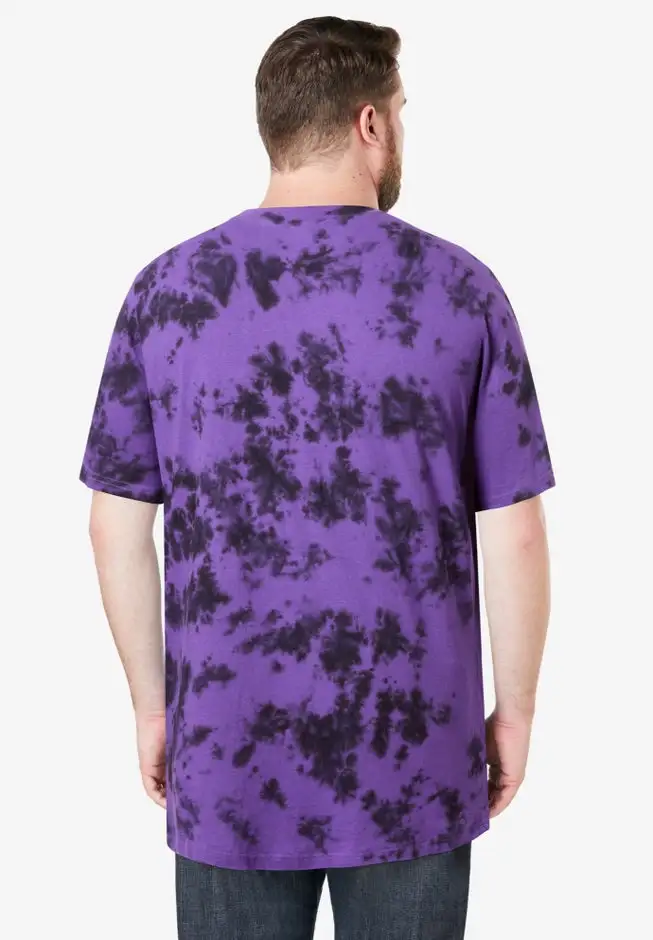 Shrink-Less Lightweight Longer-Length Crewneck Pocket T-Shirt