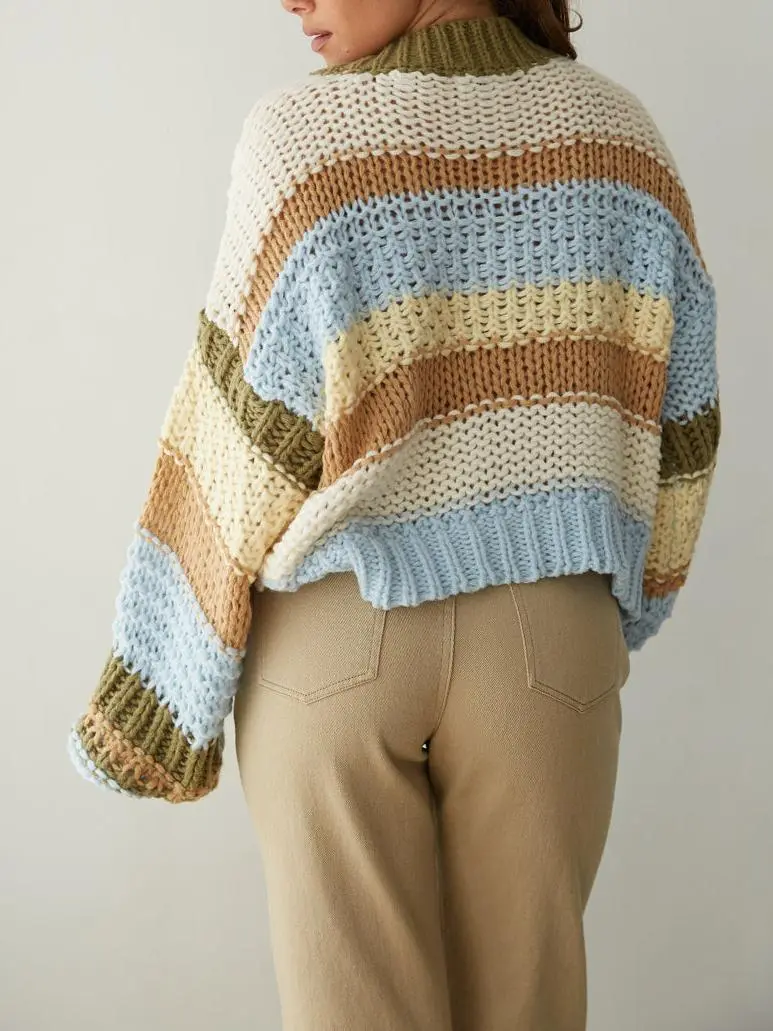 Shiloh Chunky Striped Cardigan