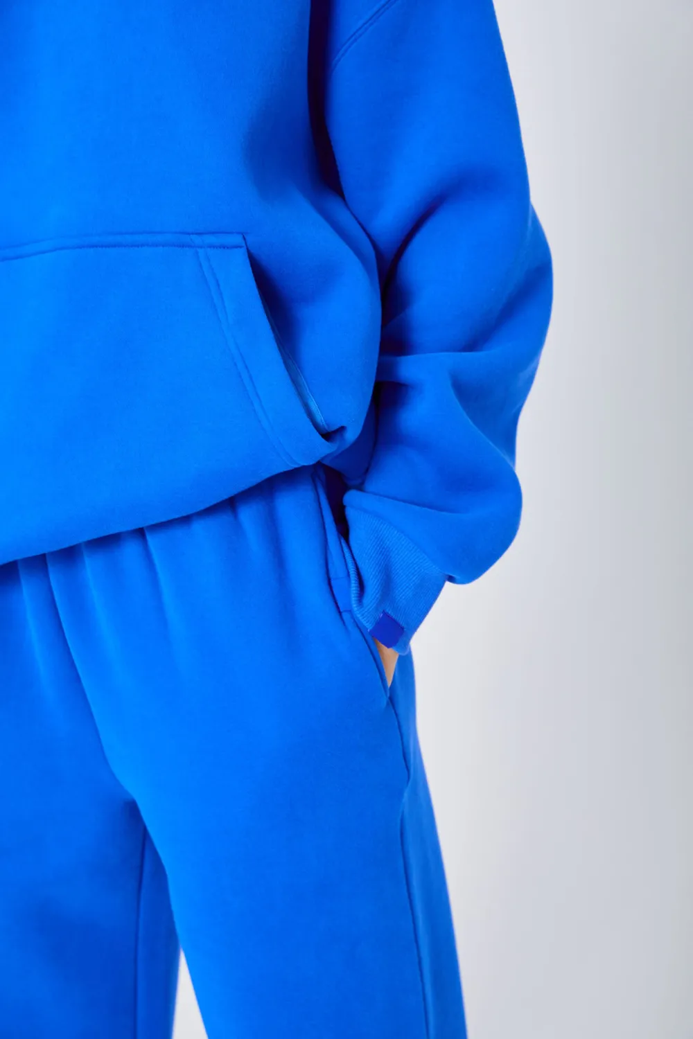 Soft And Comfortable Breathable Loose Blue Hoodie