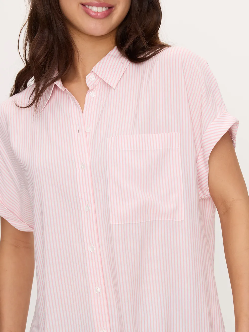 Striped Utility Shirt
