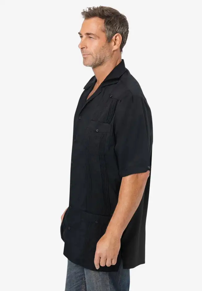 Short-Sleeve Guayabera Shirt