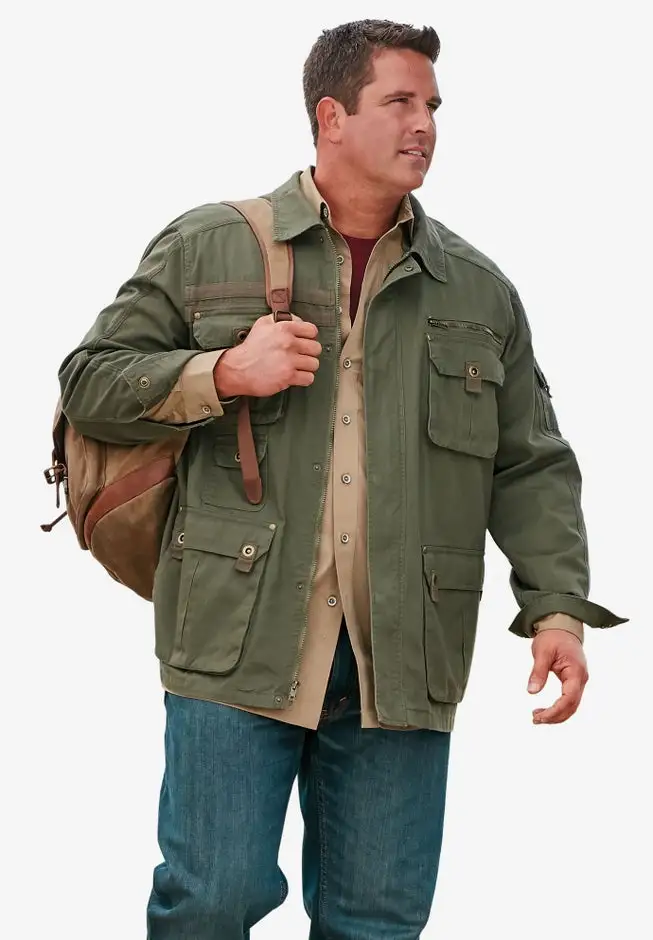 9 Pocket Twill Utility Jacket