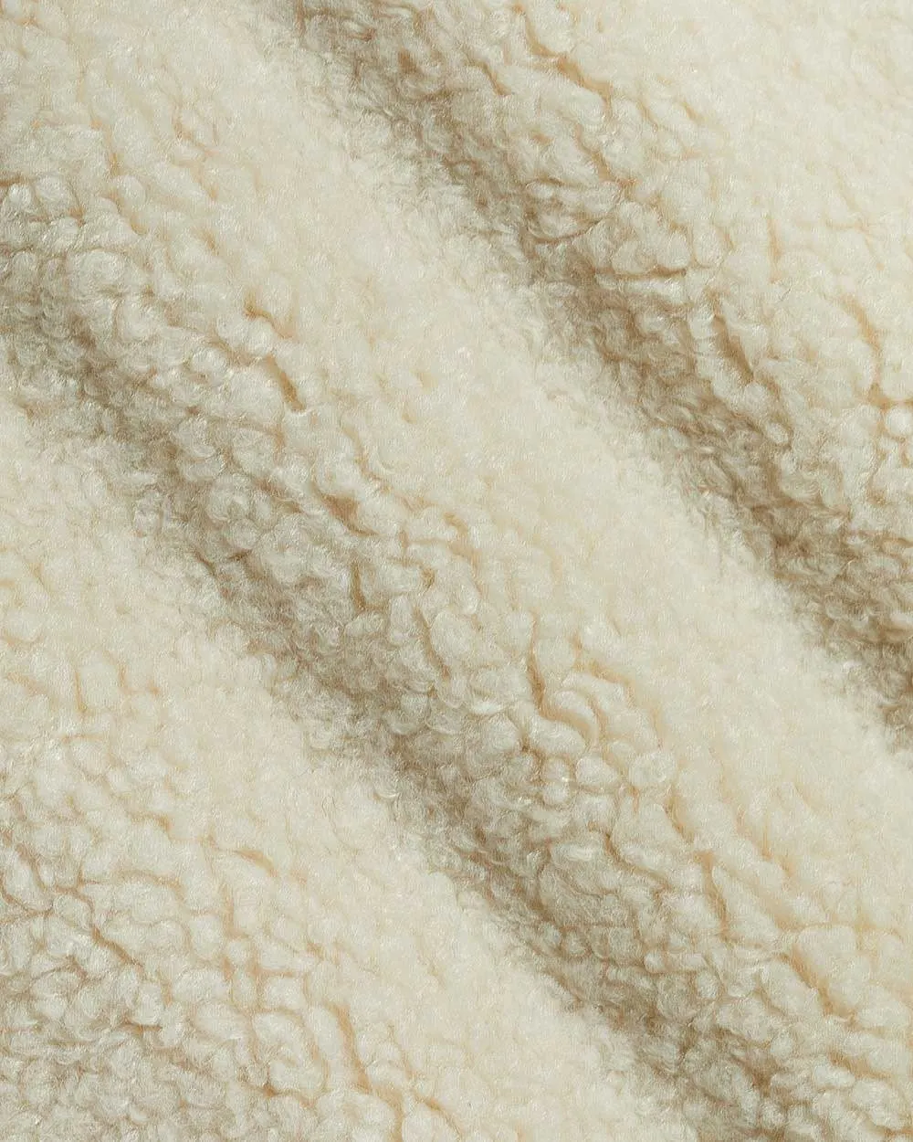 Casual Beige Fleece Like Long Coat with Toggle Fastening