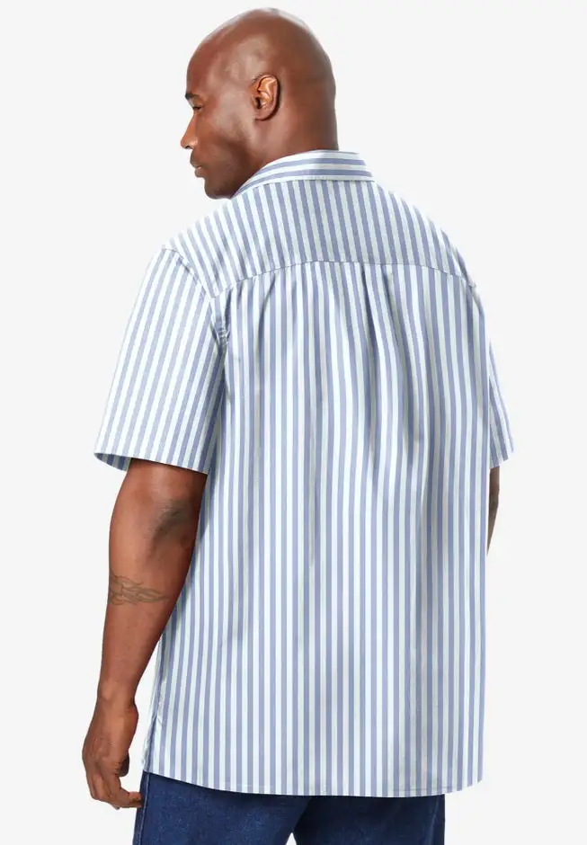 Striped Short-Sleeve Sport Shirt