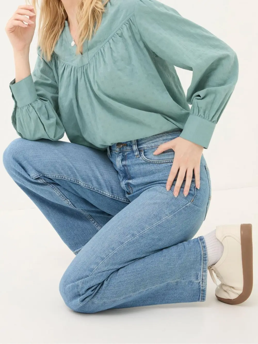 Light Vintage Blue Comfort Straight Jeans