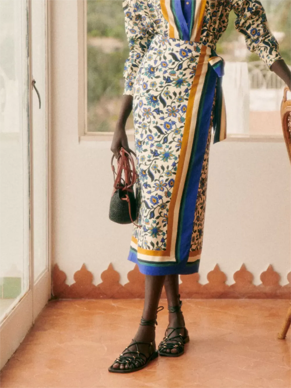 Linen Fabric Material Skirt