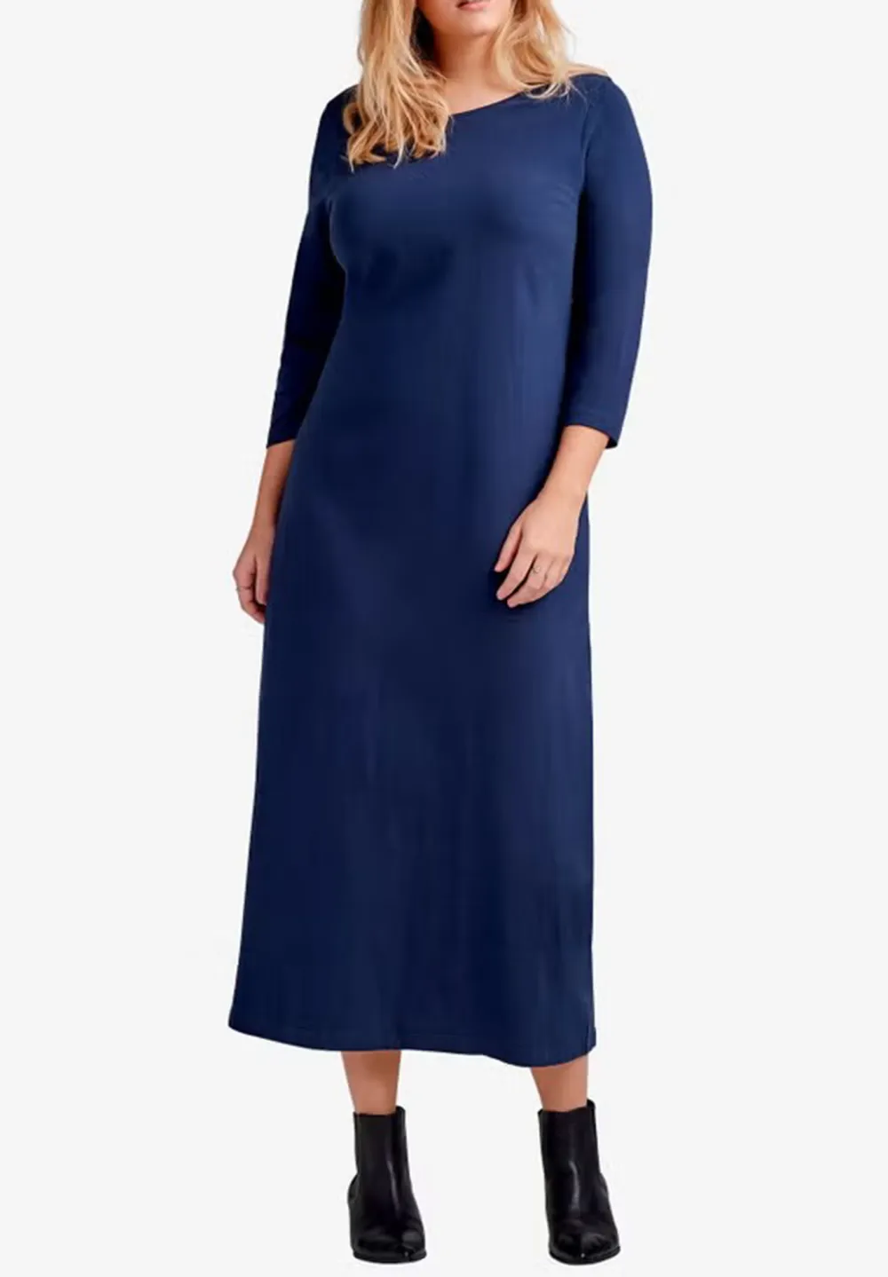 Round Neck Long Dress