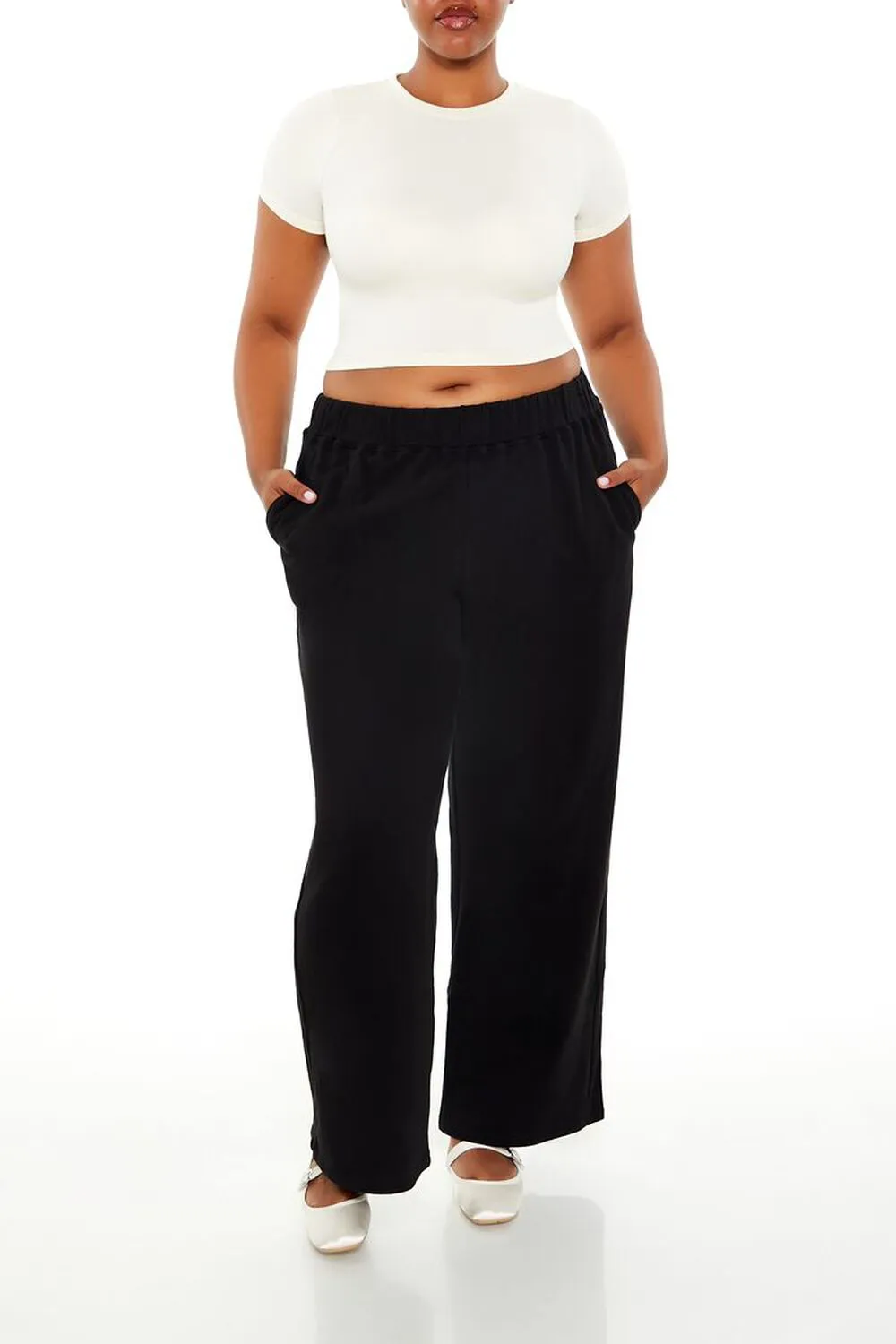 Plus Size French Terry Pants