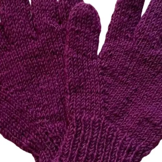 plain wool gloves