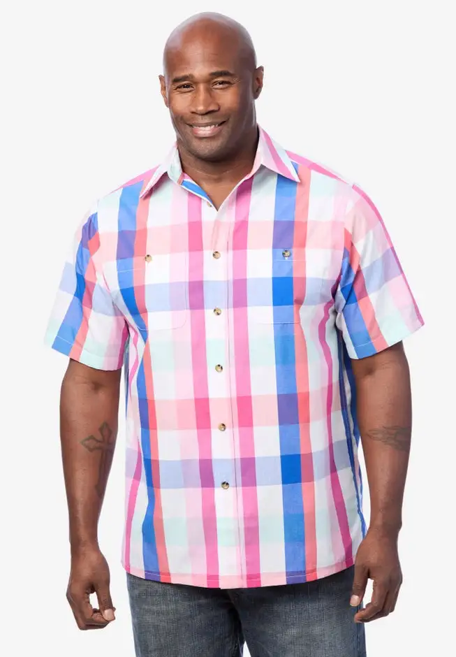 Check Short-Sleeve Sport Shirt