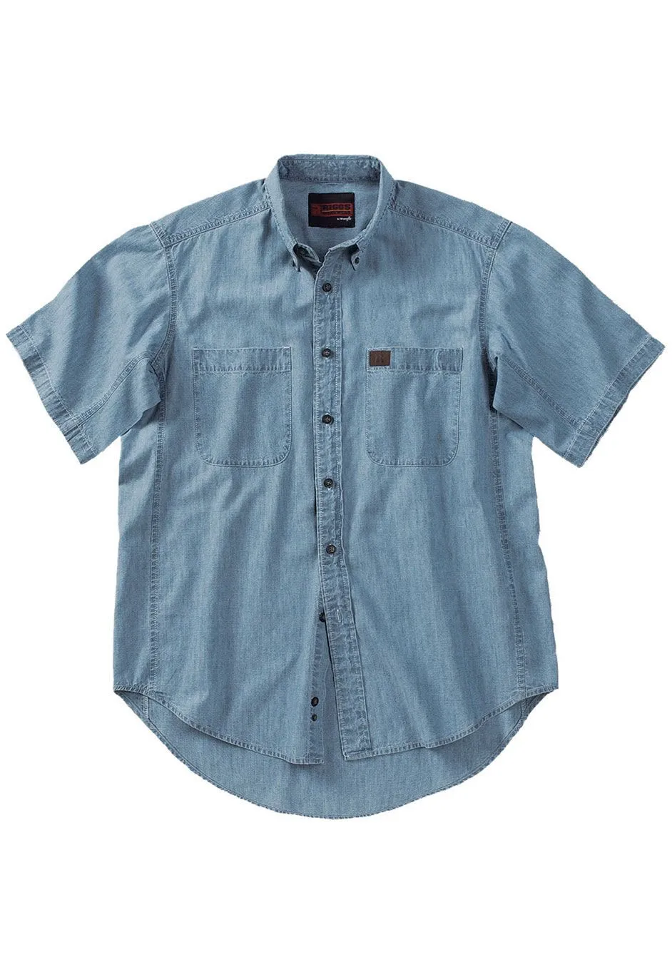 Riggs Workwear Short-Sleeve Chambray Work Shirt