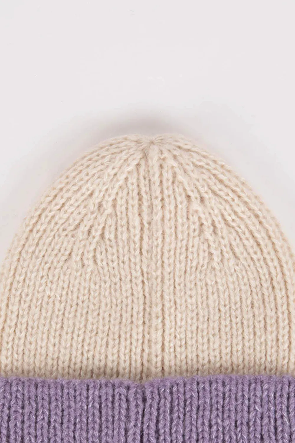 Color-Blocked Patchwork Beret for Women