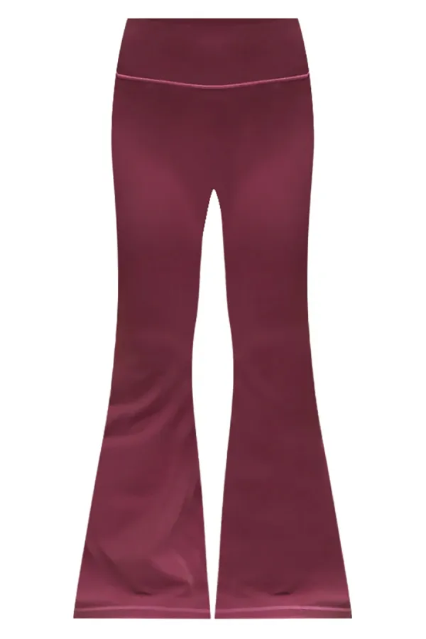 Maroon Flare Leggings