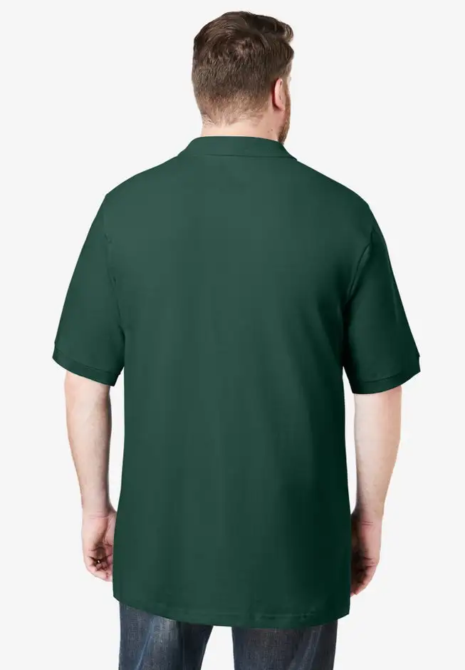 Longer-Length Shrink-Less™ Cotton Polo Shirt