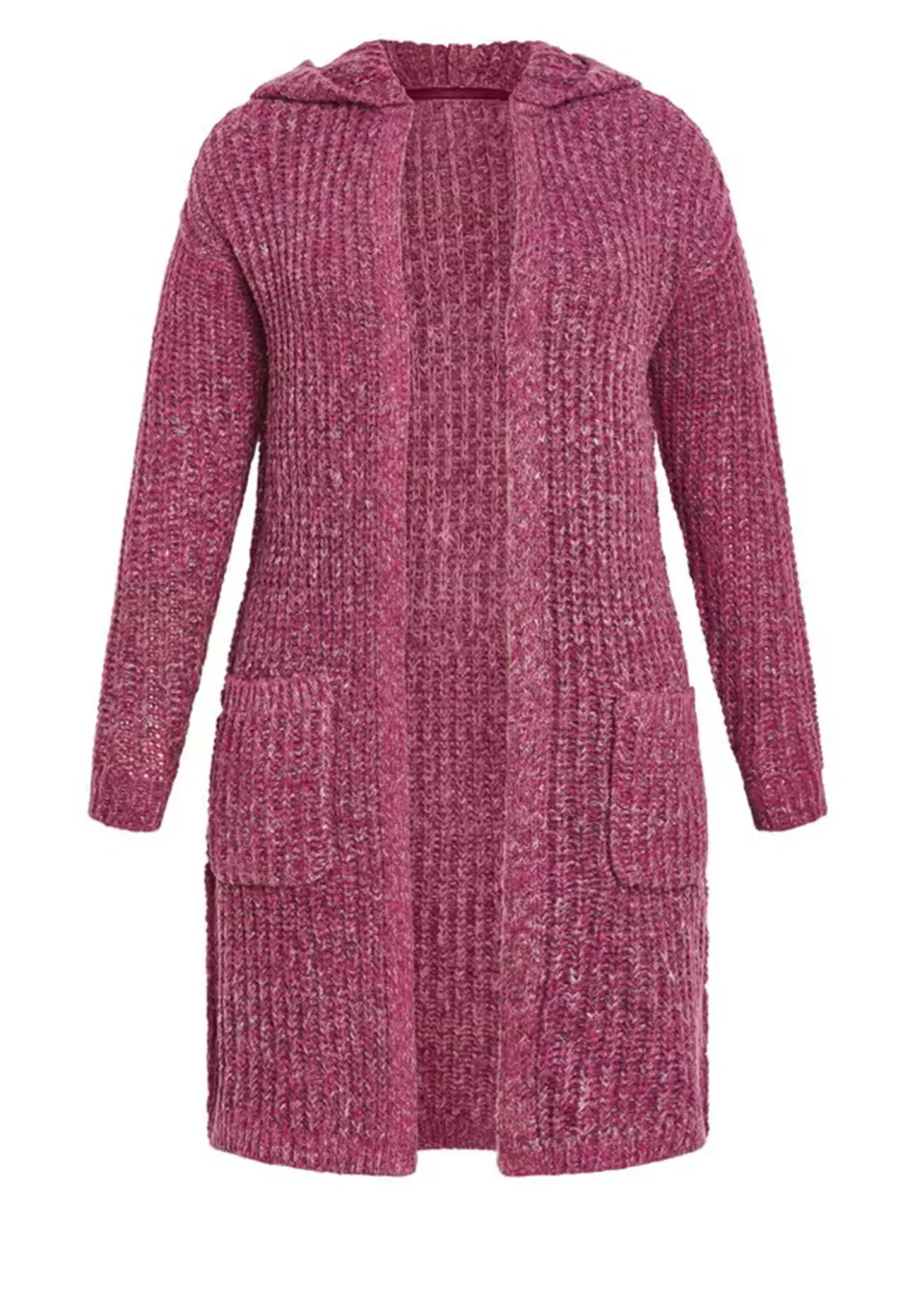 Loose Hooded Cardigan